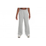 Nike Sportswear Club Fleece Wide-Leg Παιδικό Παντελόνι Φόρμας Γκρι