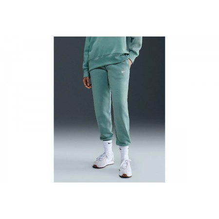 Nike Sportswear Phoenix Fleece Γυναικείο Παντελόνι Φόρμας Μέντα
