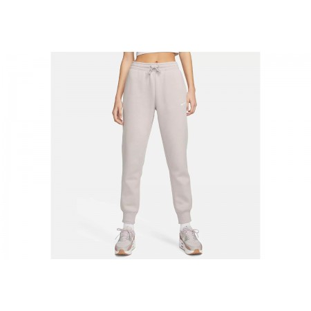 Nike Sportswear Phoenix Fleece Γυναικείο Παντελόνι Φόρμας Μαύρο