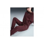 Nike Sportswear Phoenix Fleece Γυναικείο Παντελόνι Φόρμας Καφέ