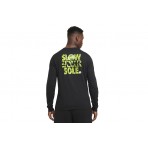 Nike Sportswear Club Ανδρική Μακρυμάνικη Μπλούζα Μαύρη