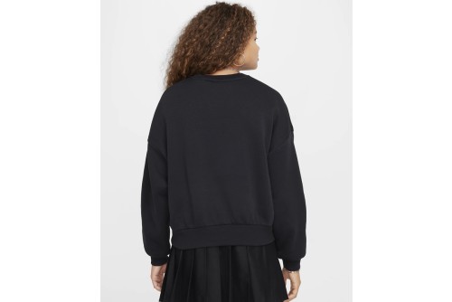 Nike Sportswear Club Fleece Boxy Μπλούζα Με Λαιμόκοψη (FZ9244 010)