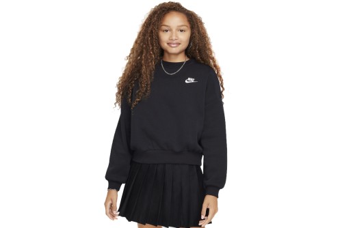 Nike Sportswear Club Fleece Boxy Μπλούζα Με Λαιμόκοψη (FZ9244 010)