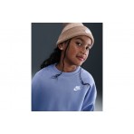 Nike Sportswear Club Fleece Boxy Παιδικό Μακρυμάνικο Φούτερ με Λαιμόκοψη Ίντιγκο