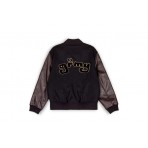 Grimey Lust Mantra Wool Baseball Ανδρικό Bomber Μπουφάν