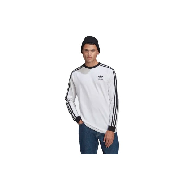 Adidas Originals 3-Stripes Ls T Μπλούζα Με Λαιμόκοψη 