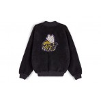 Grmy Hive Sherpa Button Sweatshirt (GSBS548-BLK)