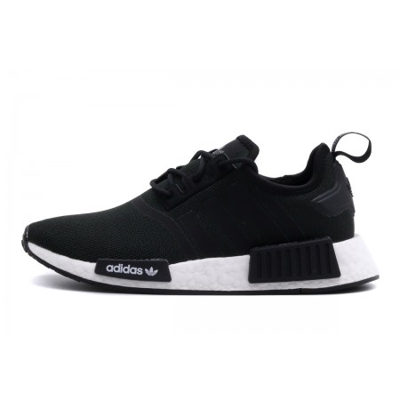 Adidas Originals NMD_R1 Refined Παιδικά Sneakers Μαύρα, Λευκά