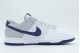 Nike Dunk Low Retro Ανδρικά Sneakers Λευκά, Μπλε, Γκρι