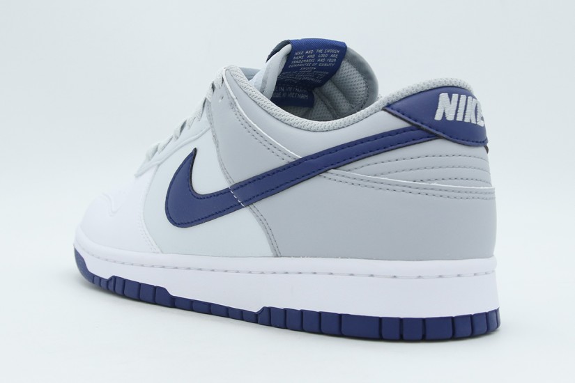 Nike Dunk Low Retro Ανδρικά Sneakers Λευκά, Μπλε, Γκρι