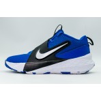 Nike Team Hustle D 12 Μπασκετικά Παπούτσια Ρουά, Μαύρα, Λευκά