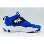 Nike Team Hustle D 12 Μπασκετικά Παπούτσια Ρουά, Μαύρα, Λευκά