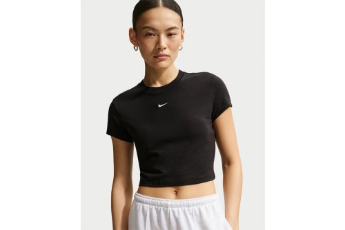 Nike Sportswear Chill Knit Cropped T-Shirt Γυναικείο (HF9538 013)