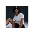 Nike Sportswear Chill Knit Cropped Γυναικείο Κοντομάνικο T-Shirt Λευκό