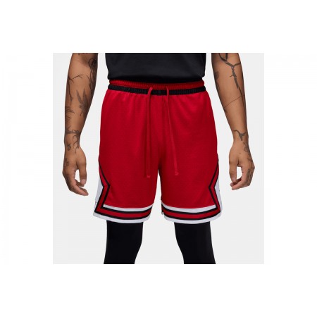 Jordan Sport Dri-FIT Mesh Diamond Ανδρική Μπασκετική Βερμούδα Κόκκινη