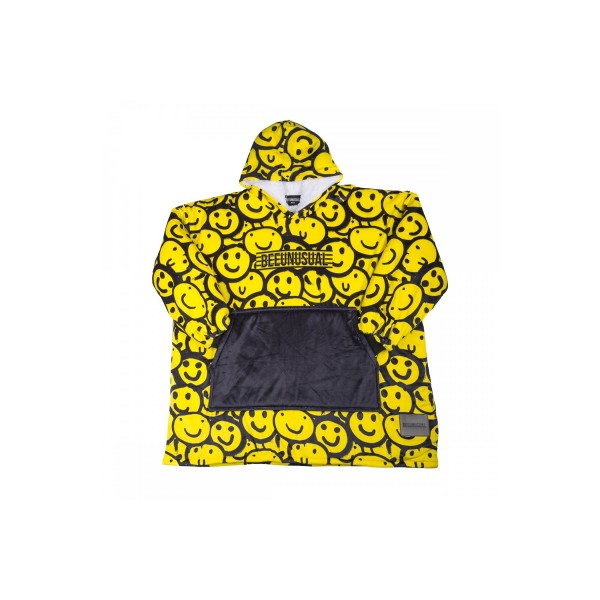 Bee Unusual Bee Fxxxxing Unusual Hooded Blanket Πόντσο (HH-257423)