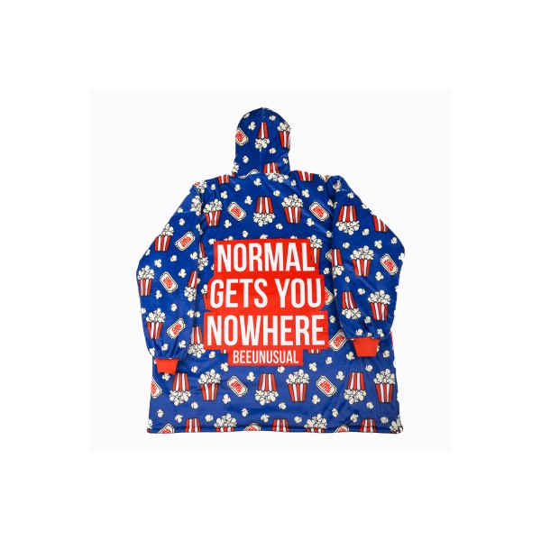 Bee Unusual Chill Bitch Hooded Blanket Πόντσο (HH-257424)