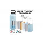 Healthy Human Stein Bottle Μπουκάλι Θερμός 21Oz-621Ml (HH-SOB42-BLUE WOOD)