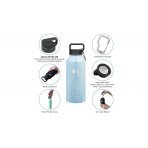 Healthy Human Stein Bottle Μπουκάλι Θερμός 21Oz-621Ml (HH-SOB42-BLUE WOOD)