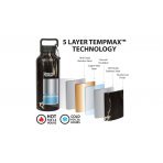 Healthy Human Stein Bottle Μπουκάλι Θερμός 21Oz-621Ml (HH-SOB43-BRUSHED STEEL)