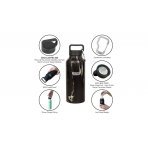 Healthy Human Stein Bottle  Μπουκάλι Θερμός 21Oz-621Ml (HH0013-PURE BLACK)