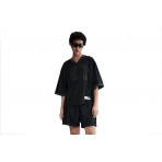 Nike Sportswear Street Γυναικείο Κοντομάνικο T-Shirt Μαύρο, Ανθρακί
