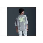 Nike Sportswear Street Γυναικείο Κοντομάνικο T-Shirt Γκρι