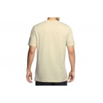 Nike Sportswear Futura Ανδρικό Κοντομάνικο T-Shirt Μπεζ, Καφέ