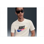 Nike Sportswear Futura Ανδρικό Κοντομάνικο T-Shirt Εκρού