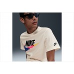 Nike Sportswear Futura Ανδρικό Κοντομάνικο T-Shirt Εκρού