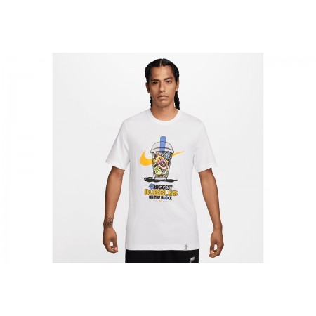 Nike Sportswear Ανδρικό Κοντομάνικο T-Shirt Λευκό