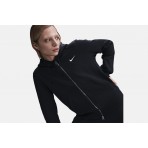 Nike Sportswear Phoenix Fleece Γυναικεία Ζακέτα με Κουκούλα Μαύρη