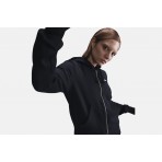 Nike Sportswear Phoenix Fleece Γυναικεία Ζακέτα με Κουκούλα Μαύρη