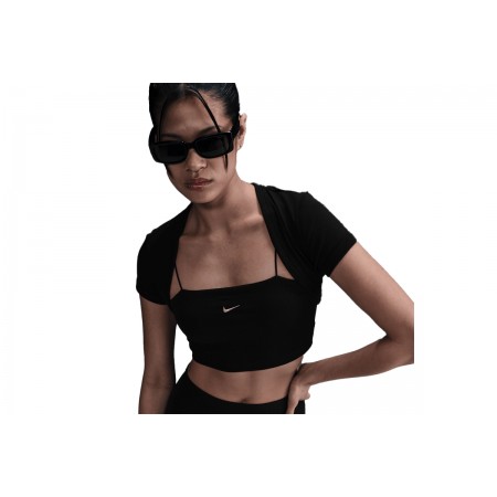 Nike Sportswear Chill Knit 2-In-1 Crop Top Γυναικείο 