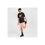 Nike Sportswear Ανδρικό Κοντομάνικο T-Shirt Μαύρο, Πορτοκαλί
