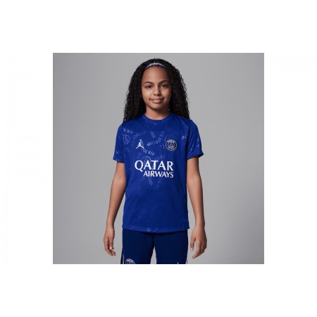 Jordan Paris Saint-Germain Academy Pro Third Παιδική Φανέλα Ομάδας Μπλε