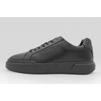 Calvin Klein Avenue  Smooth Leather Logo Ανδρικά Sneakers Μαύρα