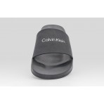 Calvin Klein Nemo - Contoured Logo Sliders Ανδρικές Παντόφλες Μαύρες