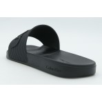 Calvin Klein Nemo - Contoured Emblem Logo Sliders Ανδρικές Παντόφλες Μαύρες