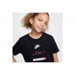 Nike Boxy 1 JDI Music Παιδικό Κοντομάνικο T-Shirt Μαύρο