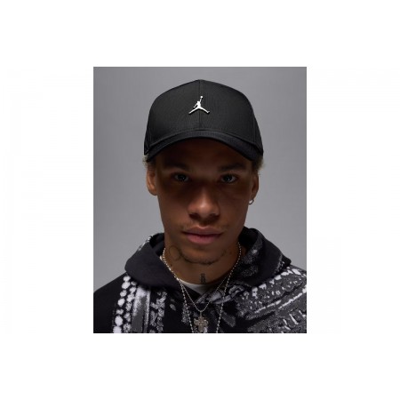 Jordan Rise Structured Metal Jumpman Καπέλο Strapback Μαύρο