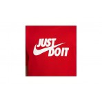 Nike Sportswear Παιδικό Κοντομάνικο T-Shirt Κόκκινο, Λευκό