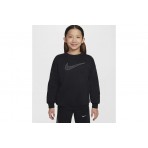 Nike Sportswear Club Fleece Παιδικό Φούτερ με Λαιμόκοψη Μαύρο