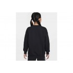 Nike Sportswear Club Fleece Παιδικό Φούτερ με Λαιμόκοψη Μαύρο