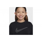 Nike Sportswear Club Fleece Παιδικό Φούτερ με Λαιμόκοψη Μαύρο
