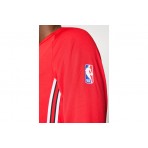 Nike NBA Chicago Bulls Ανδρική Μακρυμάνικη Μπλούζα με Λαιμόκοψη Κόκκινη