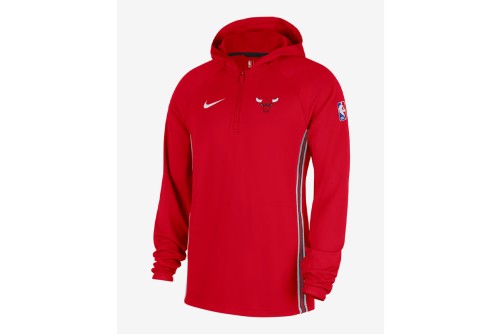Nike Nba Chicago Bulls Zoned Dri-Fit Hoodie Πολυεστερικό (HM7047 657)