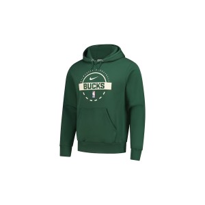 Nike Nba Milwaukee Bucks Hoodie Ανδρικό (HM7194 323)