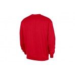 Nike Chicago Bulls Dri-Fit Ανδρική Μακρυμάνικη Μπλούζα Κόκκινη