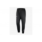 Nike NBA Milwaukee Bucks Practice Fleece Ανδρικό Παντελόνι Φόρμας Μαύρο